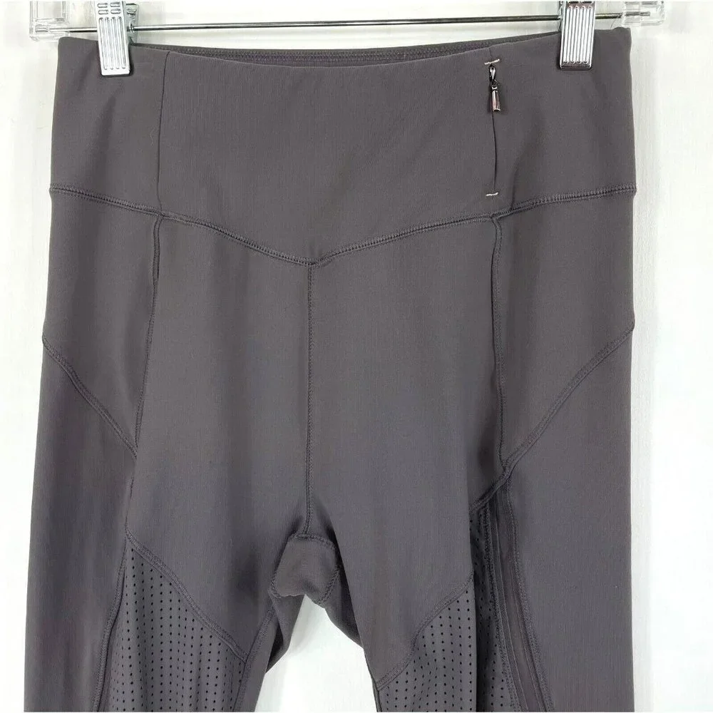 CALIA by Carrie Underwood Leggings Size Small Gray Taupe Essential Mesh 7/8 Yoga